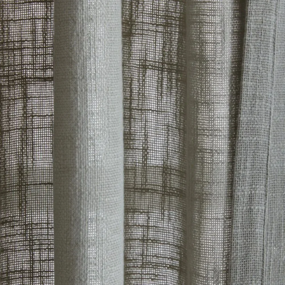 NWOT QUINCE 48x108 Cotton Sheer Curtain Set (Set of 2) Grey 5⭐Customer Reviews - Picture 3 of 9